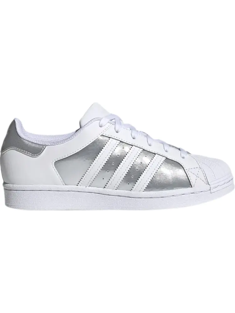 Кроссовки Adidas Wmns Superstar 'White Silver Metallic' — изображение 1 из 1, серебряный