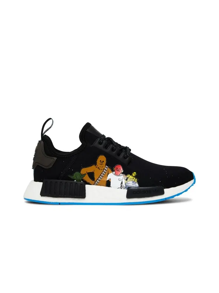 Кроссовки Adidas Star Wars x NMD_R1 Big Kid — изображение 1 из 4, черный
