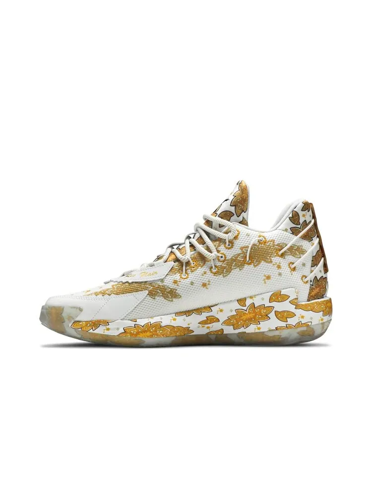 Кроссовки Adidas Ric Flair x Dame 7 — изображение 3 из 4, белый