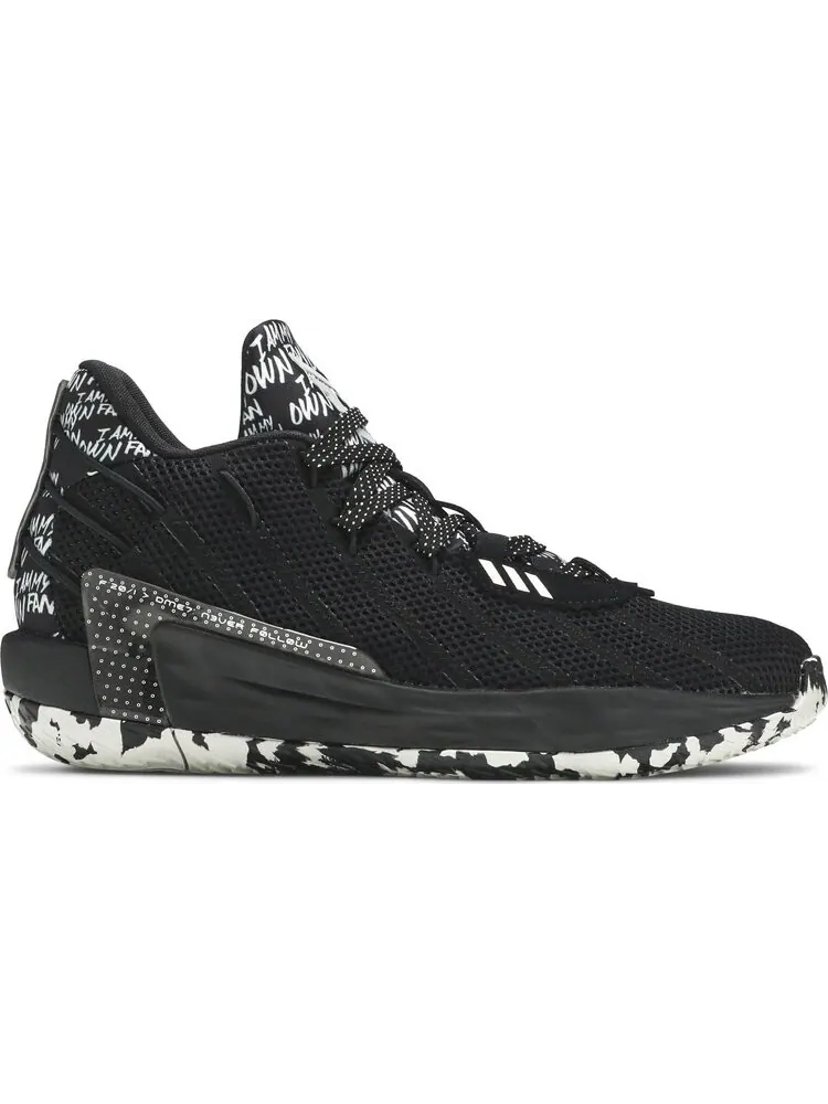 Кроссовки Adidas Dame 7 'I Am My Own Fan - Core Black' — изображение 1 из 8, черный