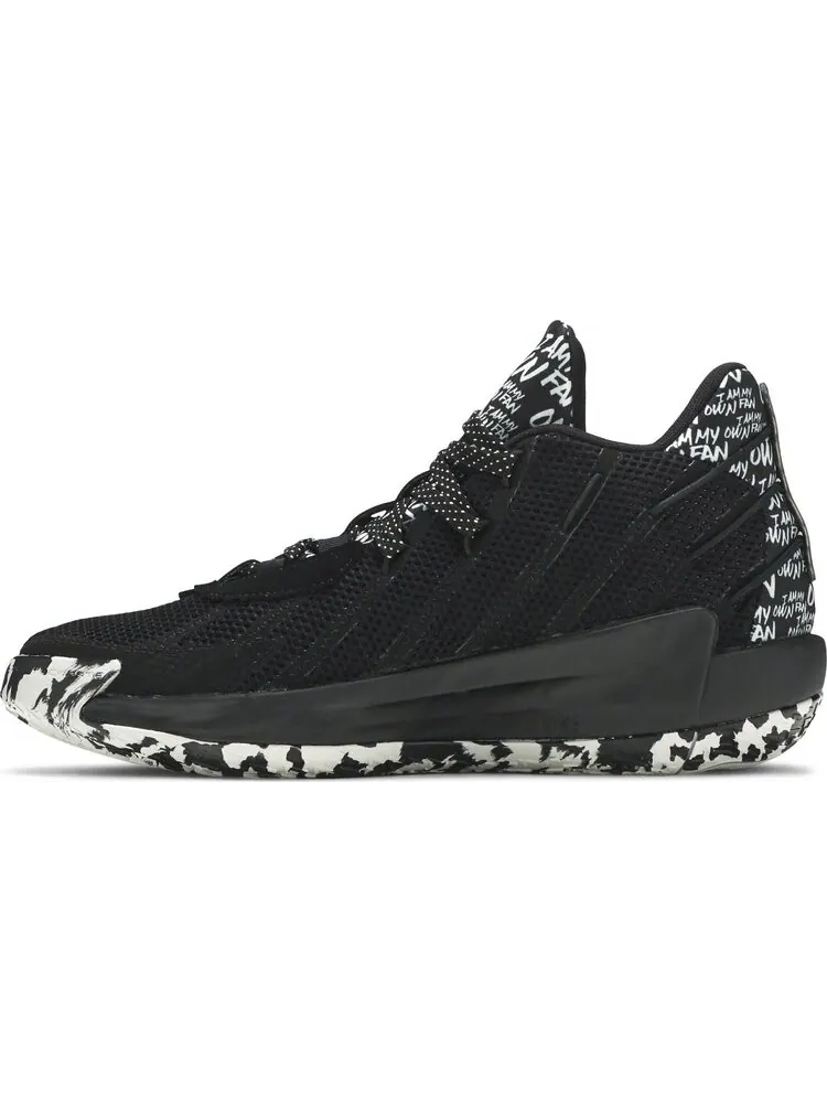 Кроссовки Adidas Dame 7 'I Am My Own Fan - Core Black' — изображение 3 из 8, черный