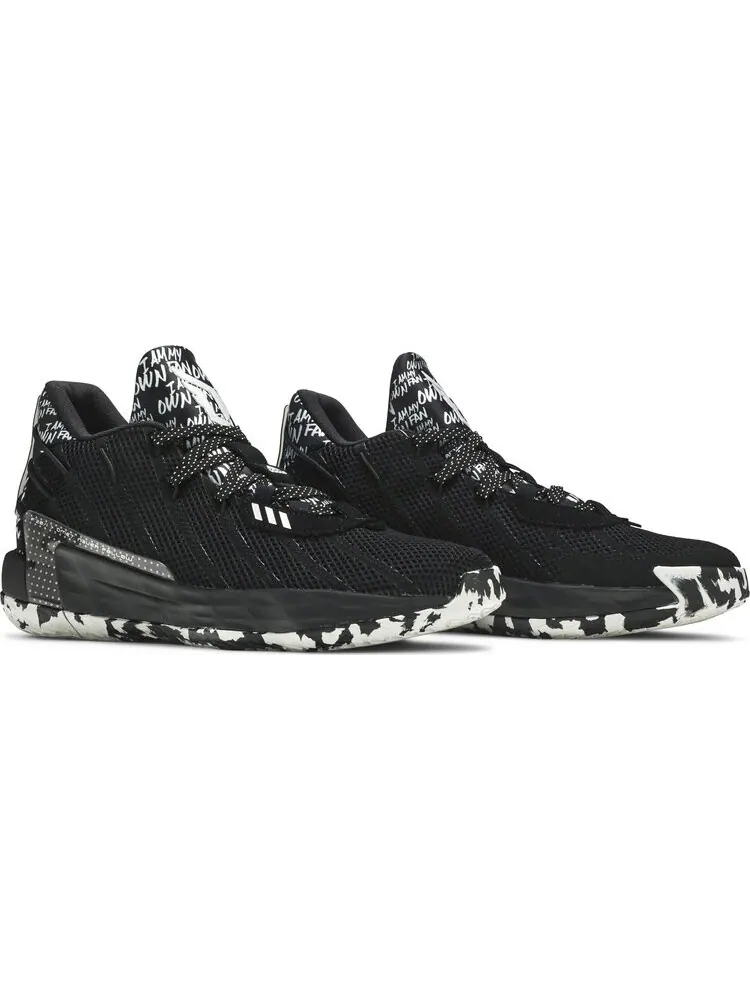 Кроссовки Adidas Dame 7 'I Am My Own Fan - Core Black' — изображение 8 из 8, черный