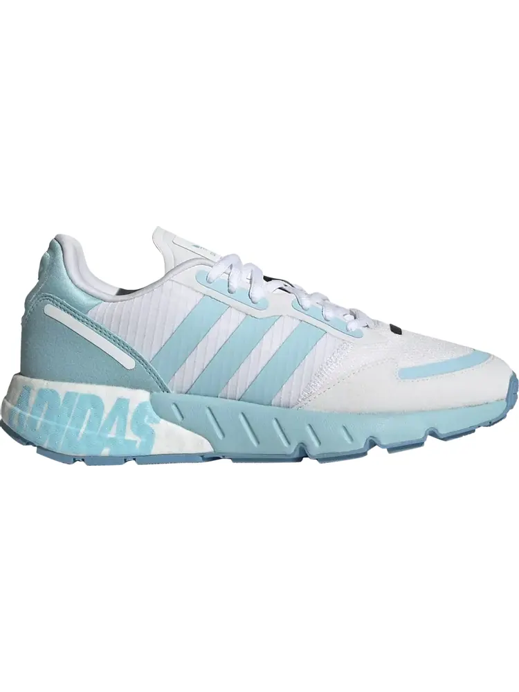 Кроссовки Adidas Wmns ZX 1K Boost 'Bold Logo Graphic - Hazy Sky' — изображение 1 из 1, синий