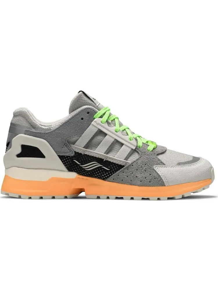 Кроссовки Adidas ZX 10000 C 'Grey Acid Orange' — изображение 1 из 8, серый