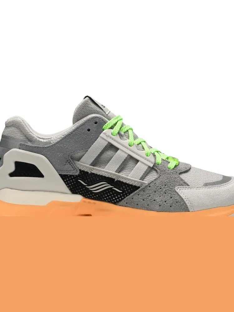 Кроссовки Adidas ZX 10000 C 'Grey Acid Orange' — изображение 2 из 8, серый