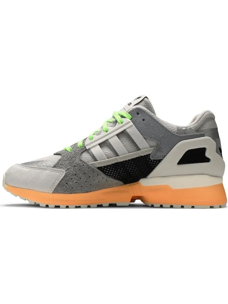 Кроссовки Adidas ZX 10000 C 'Grey Acid Orange' — изображение 3 из 8, серый
