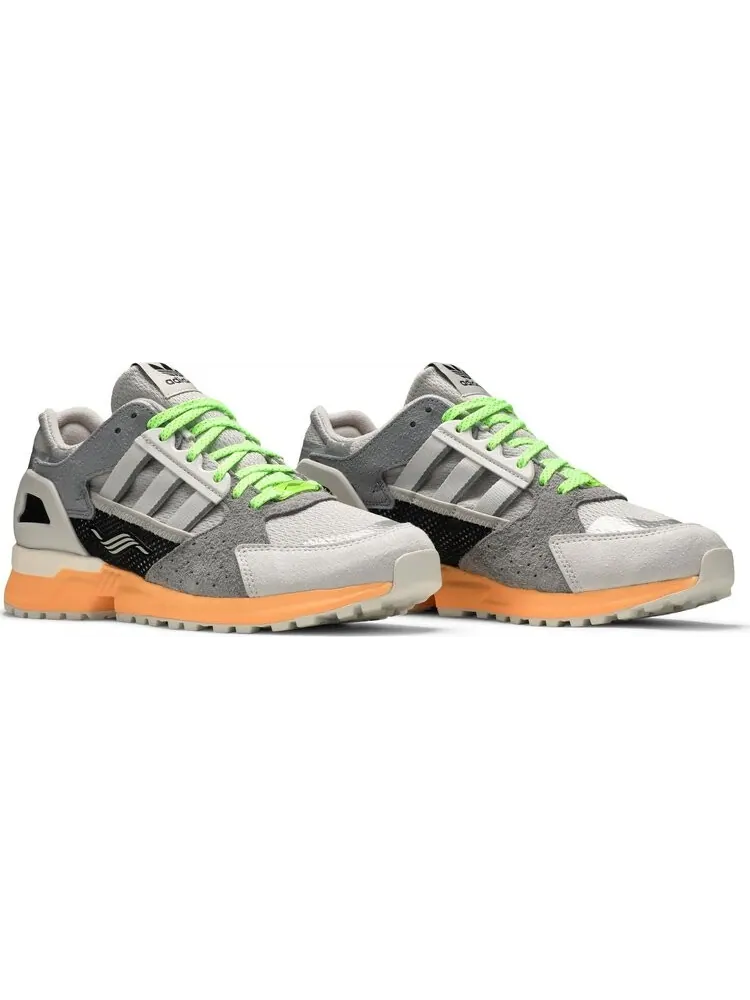 Кроссовки Adidas ZX 10000 C 'Grey Acid Orange' — изображение 8 из 8, серый