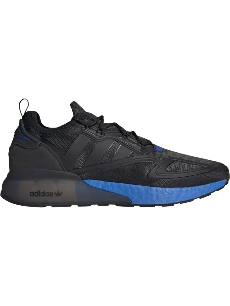 Кроссовки Adidas ZX 2K Boost 'Black Glow Blue' — изображение 1 из 1, черный