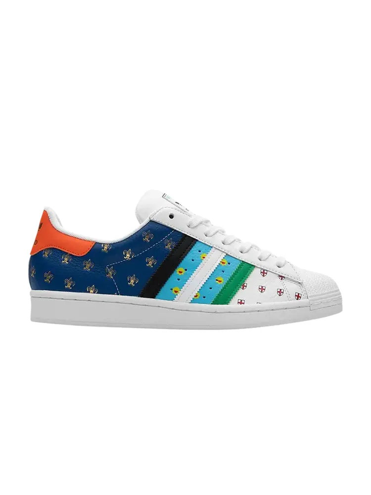 Кроссовки Adidas Size? x Superstar — изображение 1 из 1, белый