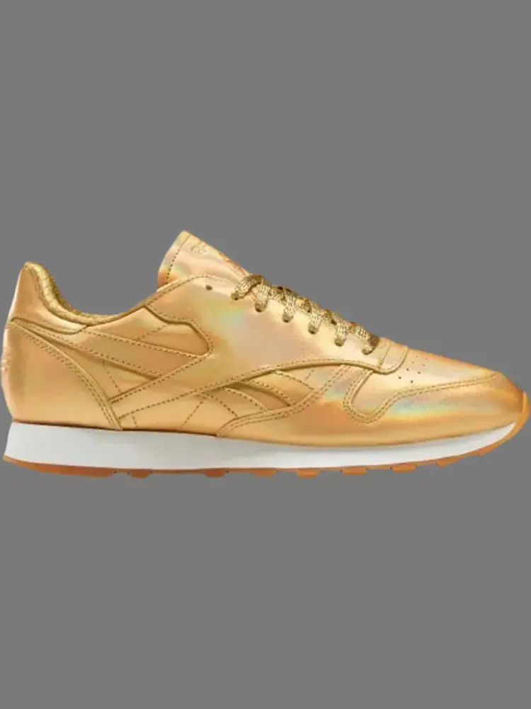 Кроссовки classic leather mu 'gold metallic' Reebok — изображение 1 из 1, золото