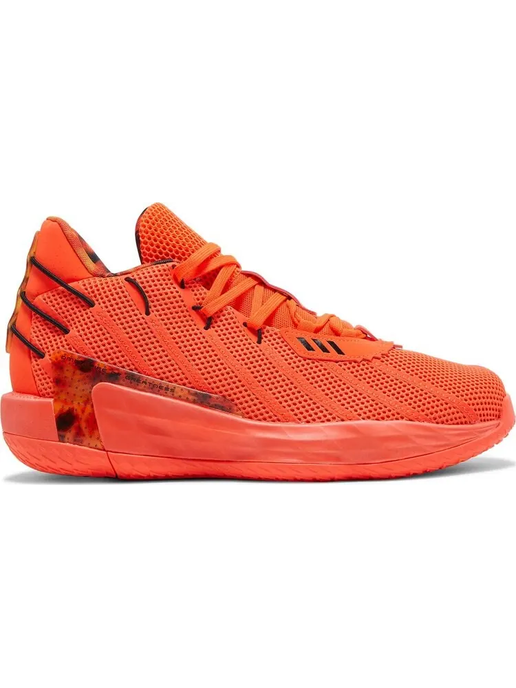 Кроссовки Adidas Dame 7 'Fire Inside' — изображение 1 из 8, красный