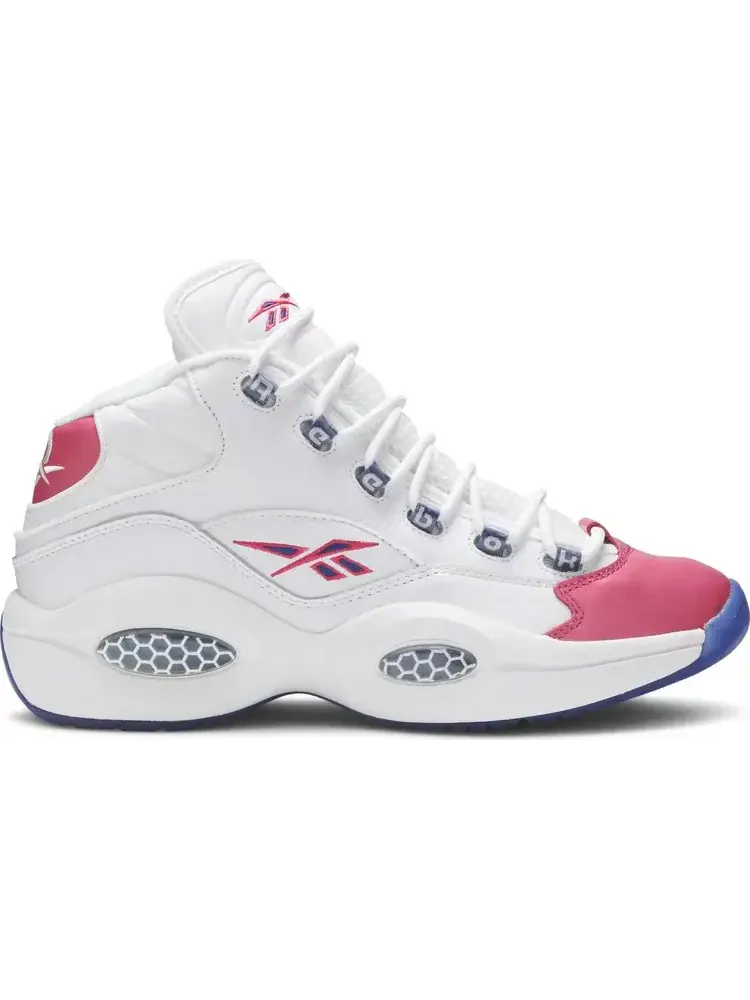 Кроссовки eric emanuel x question mid 'pink toe' Reebok — изображение 1 из 8, розовый
