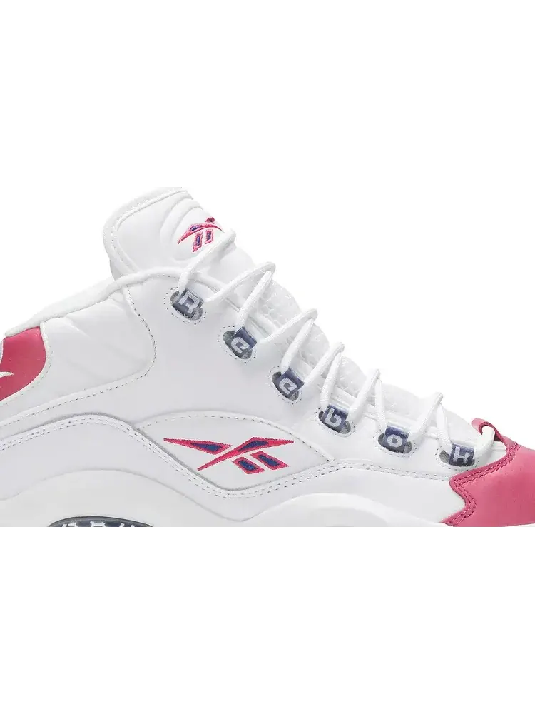Кроссовки eric emanuel x question mid 'pink toe' Reebok — изображение 2 из 8, розовый