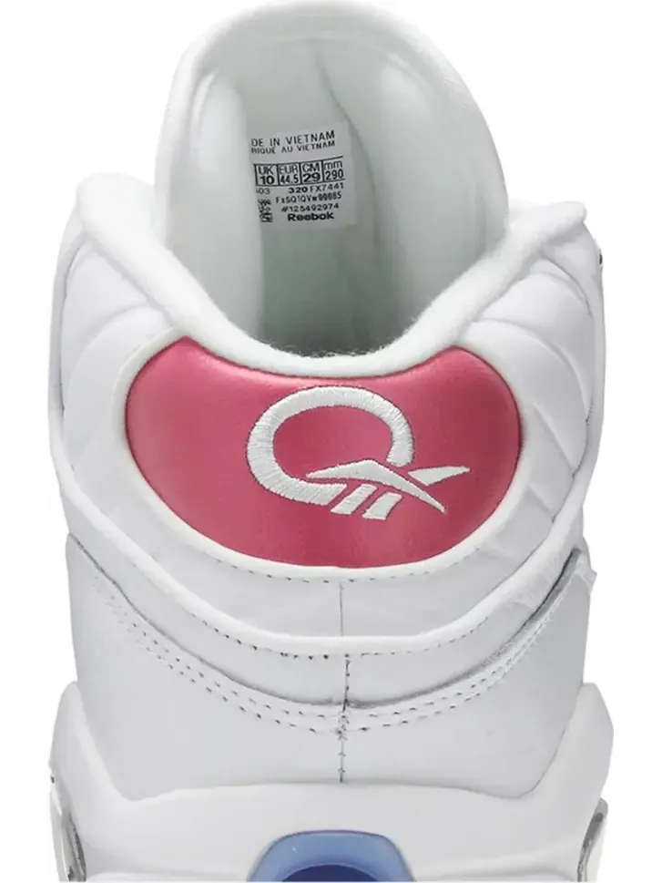 Кроссовки eric emanuel x question mid 'pink toe' Reebok — изображение 7 из 8, розовый
