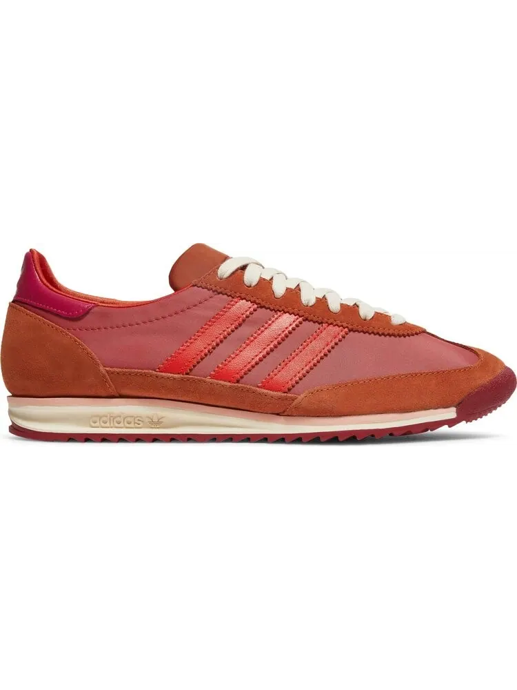 Кроссовки Adidas Wales Bonner x SL72 'Trace Pink Maroon' — изображение 1 из 8, красный