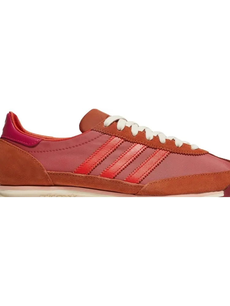 Кроссовки Adidas Wales Bonner x SL72 'Trace Pink Maroon' — изображение 2 из 8, красный