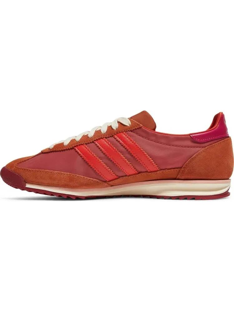Кроссовки Adidas Wales Bonner x SL72 'Trace Pink Maroon' — изображение 3 из 8, красный