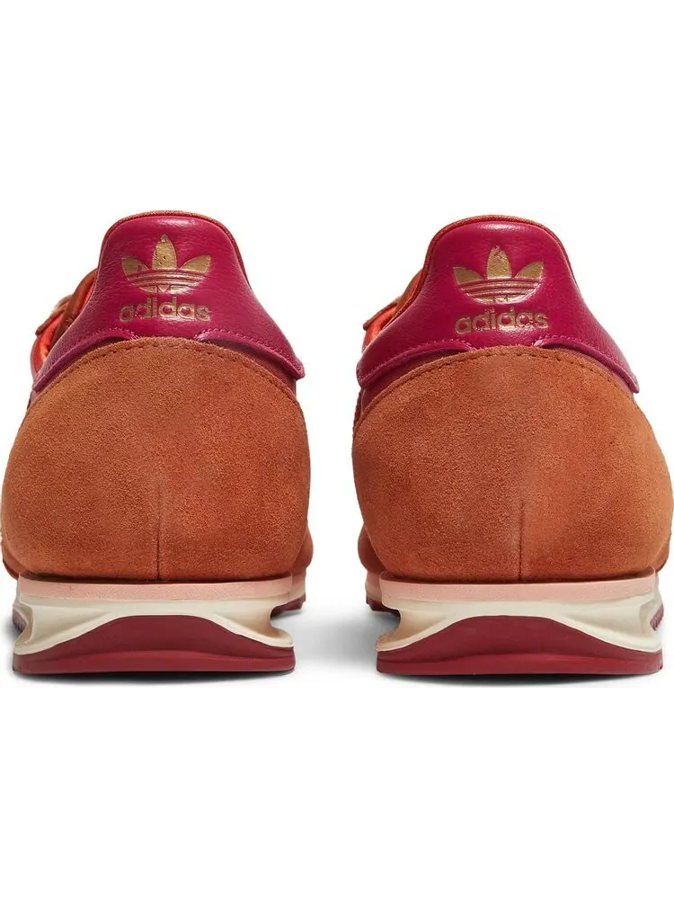 Кроссовки Adidas Wales Bonner x SL72 'Trace Pink Maroon' — изображение 6 из 8, красный