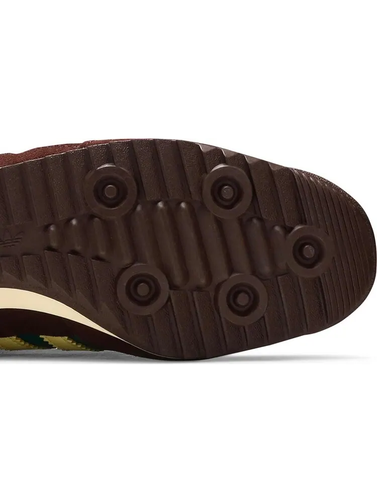Кроссовки Adidas Wales Bonner x SL72 'Hemp Maroon' — изображение 5 из 8, зеленый