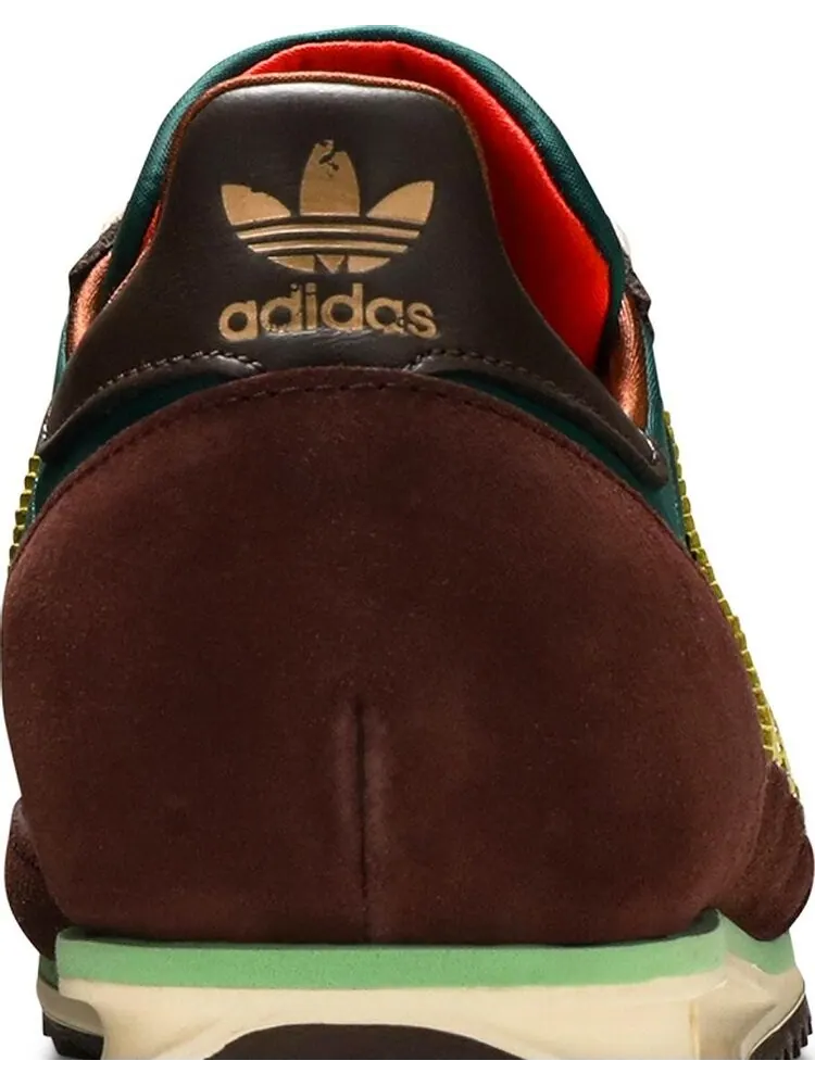 Кроссовки Adidas Wales Bonner x SL72 'Hemp Maroon' — изображение 7 из 8, зеленый