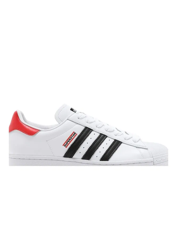 Кроссовки Adidas Run DMC x Superstar — изображение 2 из 4, белый