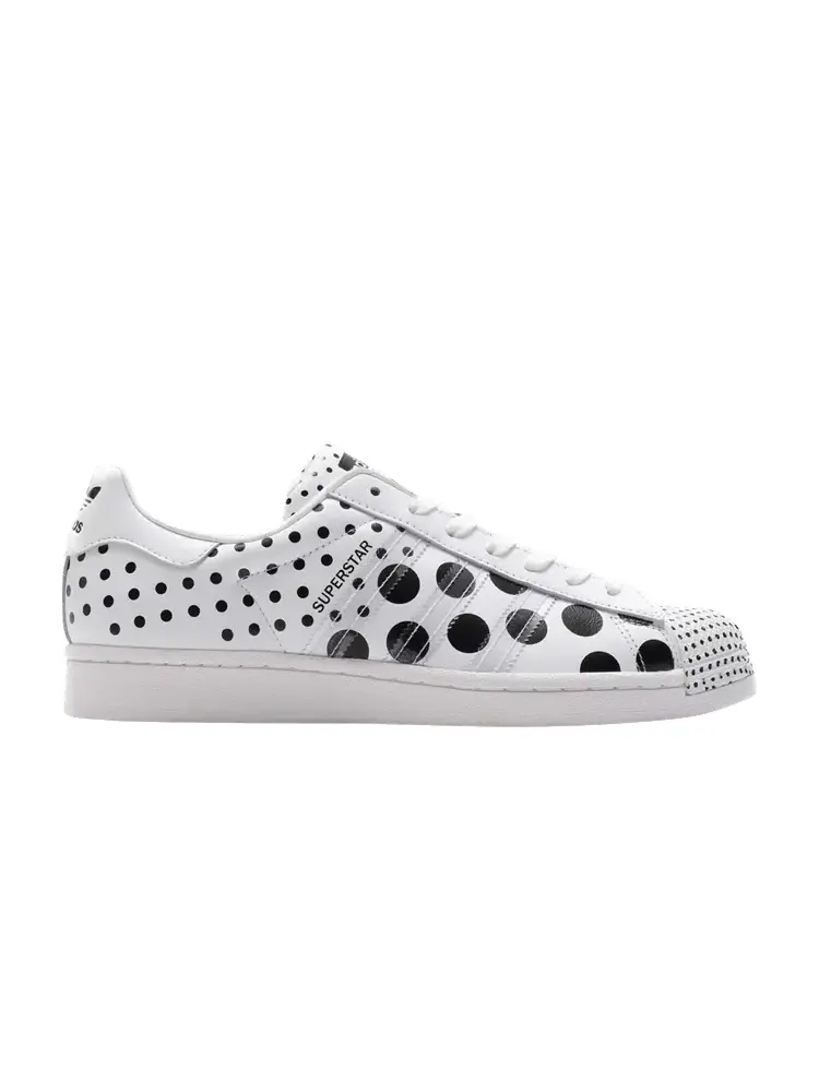 Кроссовки adidas Superstar 'White Polka' — изображение 1 из 1, белый/белый/черный