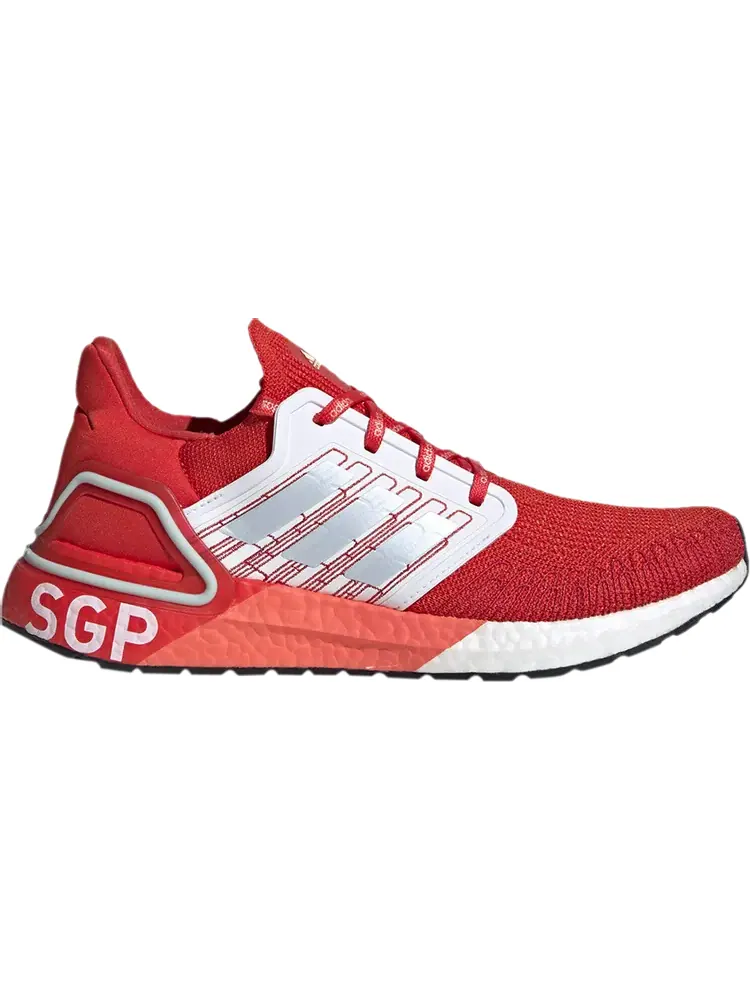 Кроссовки Adidas UltraBoost 20 'City Pack - Singapore' — изображение 1 из 1, красный