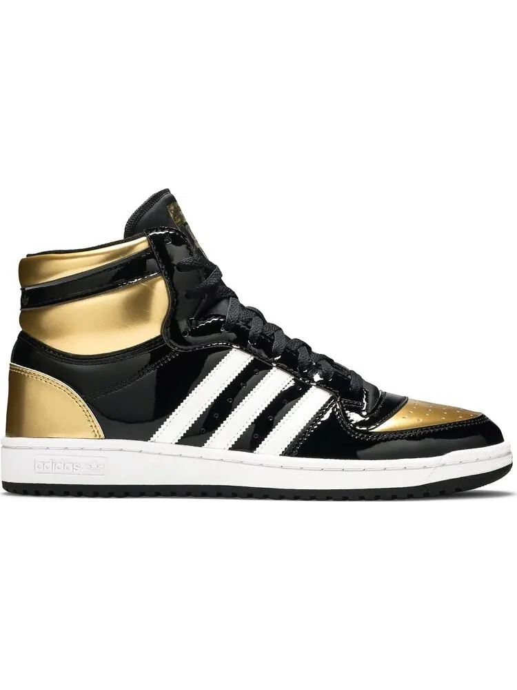 Кроссовки Adidas Top Ten RB 'Black Gold Patent' — изображение 1 из 8, черный
