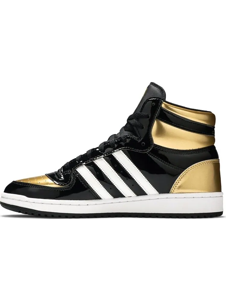 Кроссовки Adidas Top Ten RB 'Black Gold Patent' — изображение 3 из 8, черный