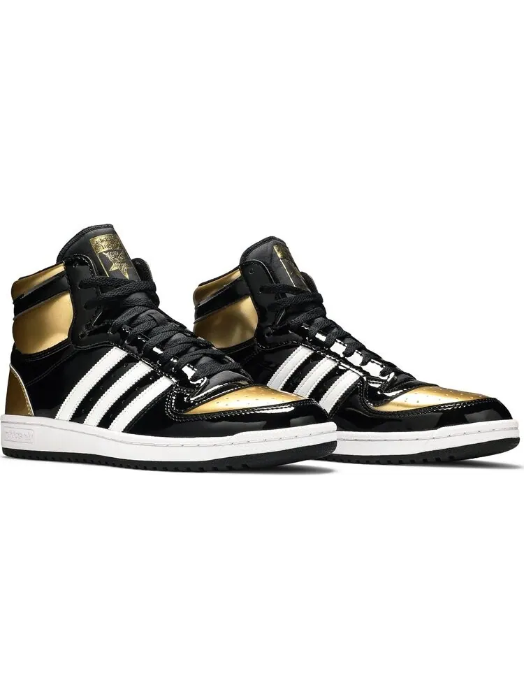 Кроссовки Adidas Top Ten RB 'Black Gold Patent' — изображение 8 из 8, черный