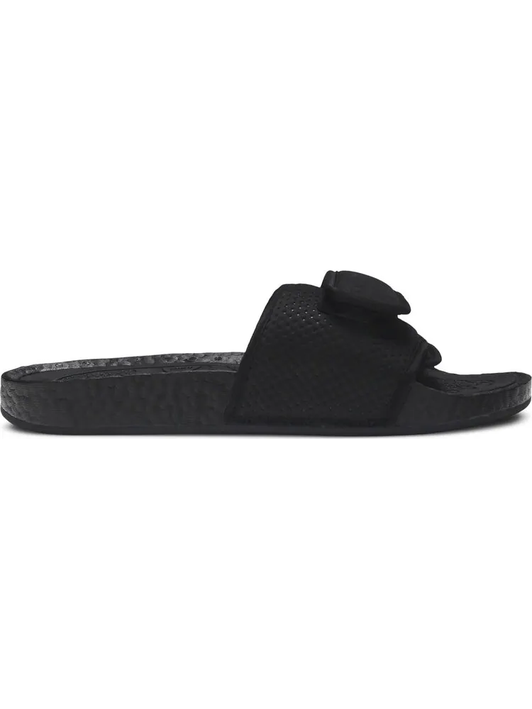 Сандалии Adidas Pharrell x Boost Slides 'Triple Black' — изображение 1 из 8, черный