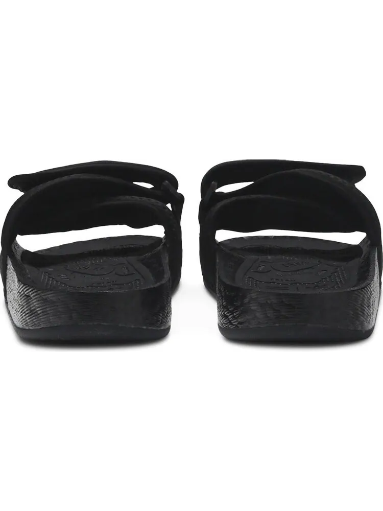 Сандалии Adidas Pharrell x Boost Slides 'Triple Black' — изображение 6 из 8, черный