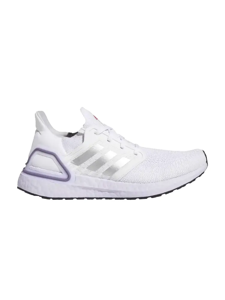 Кроссовки adidas Wmns UltraBoost 20 'White Purple Tint' — изображение 1 из 1