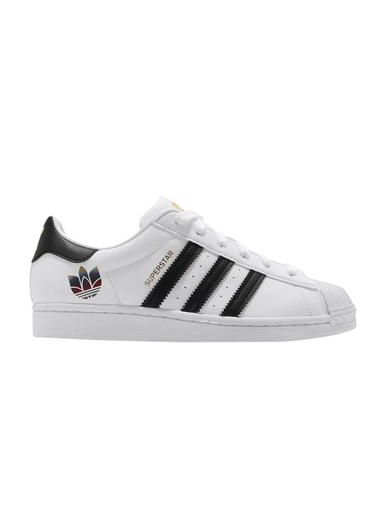 Кроссовки adidas Wmns Superstar 'Gold Metallic' — изображение 1 из 1, розовый/черный/металлик