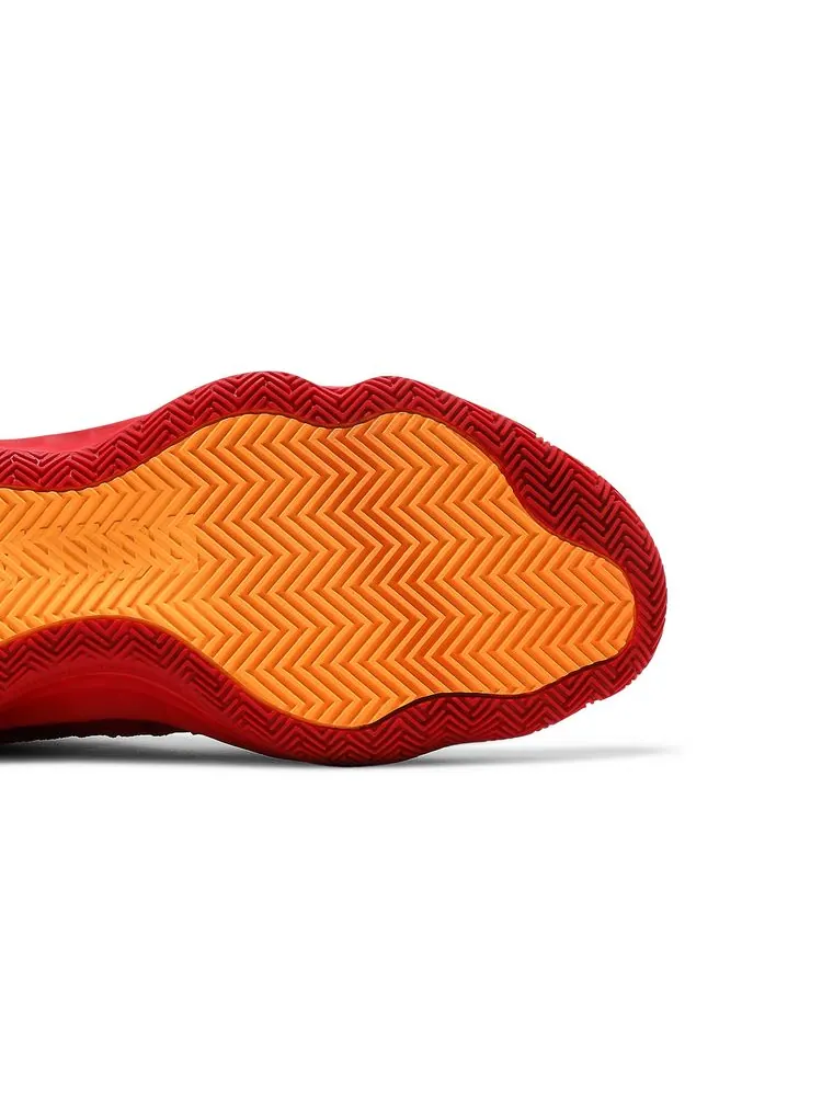 Кроссовки Dame 6 Leather 'Scarlet' — изображение 5 из 8, алый