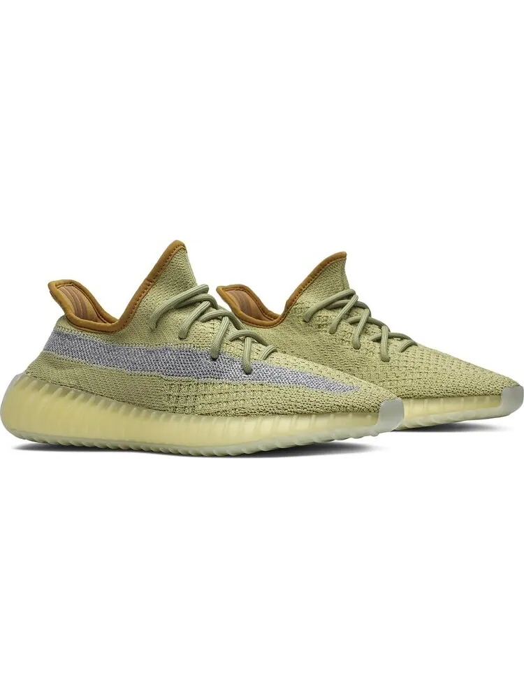 Кроссовки Adidas Yeezy Boost 350 V2 'Marsh' — изображение 8 из 9, желтый