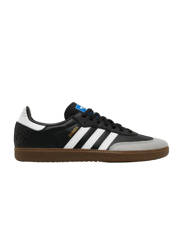 Кроссовки adidas Samba 'Vegan - Black' — изображение 1 из 9, белый/черный