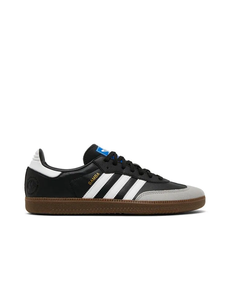 Кроссовки adidas Samba 'Vegan - Black' — изображение 2 из 9, белый/черный