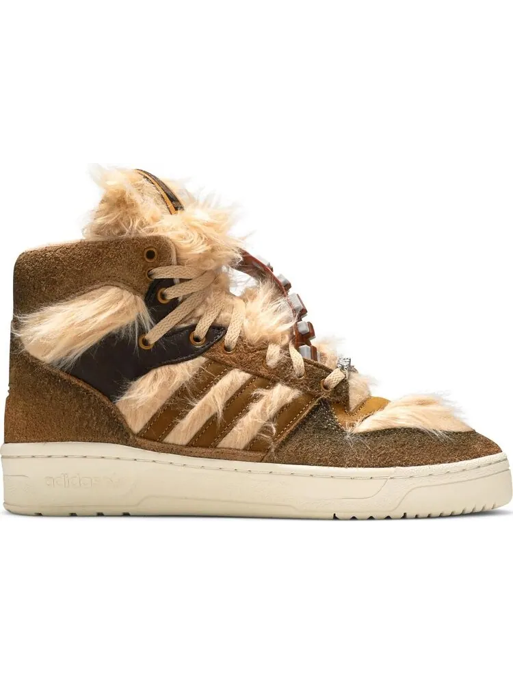 Кроссовки Adidas Star Wars x Rivalry Hi 'Chewbacca' — изображение 1 из 8, коричневый