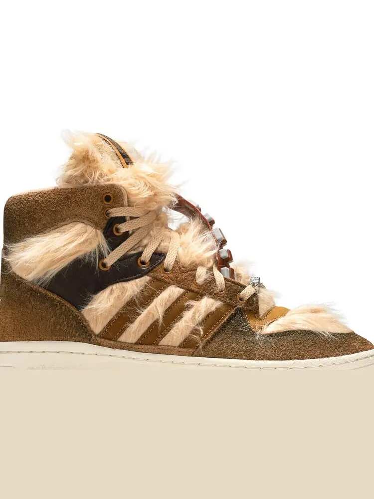 Кроссовки Adidas Star Wars x Rivalry Hi 'Chewbacca' — изображение 2 из 8, коричневый