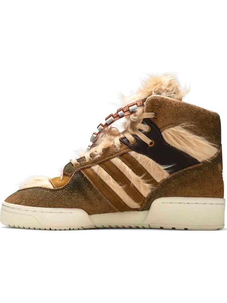 Кроссовки Adidas Star Wars x Rivalry Hi 'Chewbacca' — изображение 3 из 8, коричневый