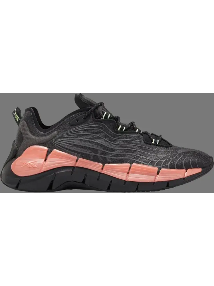 Кроссовки zig kinetica 2 'black orange flare' Reebok — изображение 1 из 1, черный