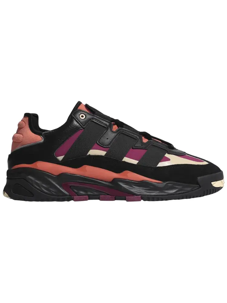 Кроссовки adidas Niteball 'Black Power Berry Orange Tint' — изображение 1 из 1, черный