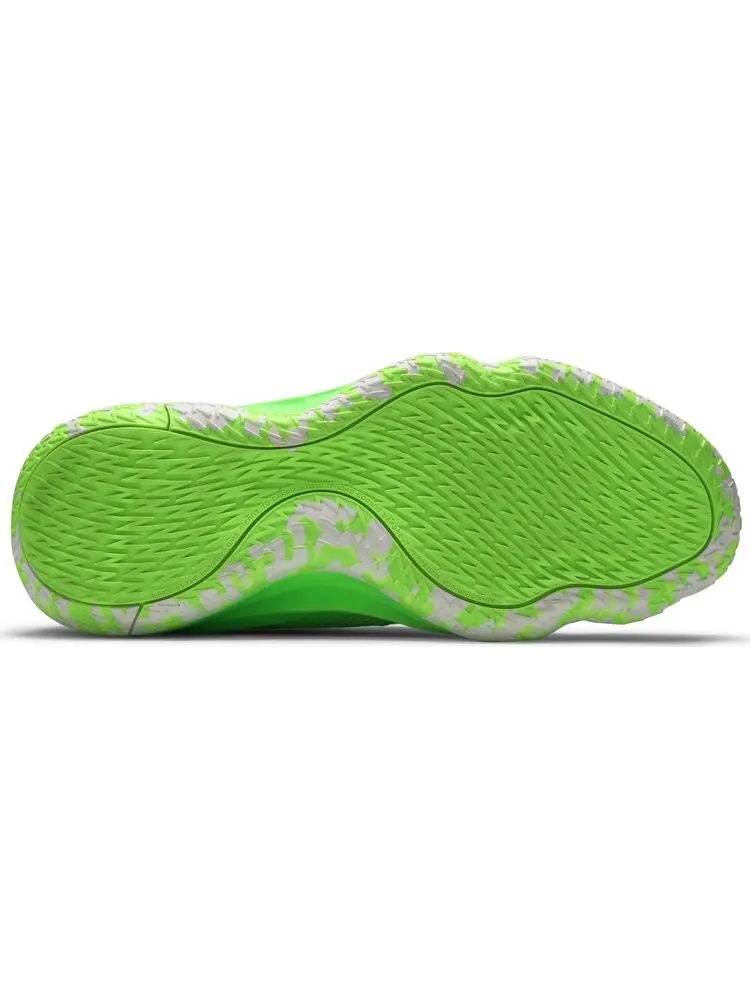 Кроссовки Adidas Dame 7 'I Am My Own Fan - Solar Green' — изображение 4 из 8, зеленый