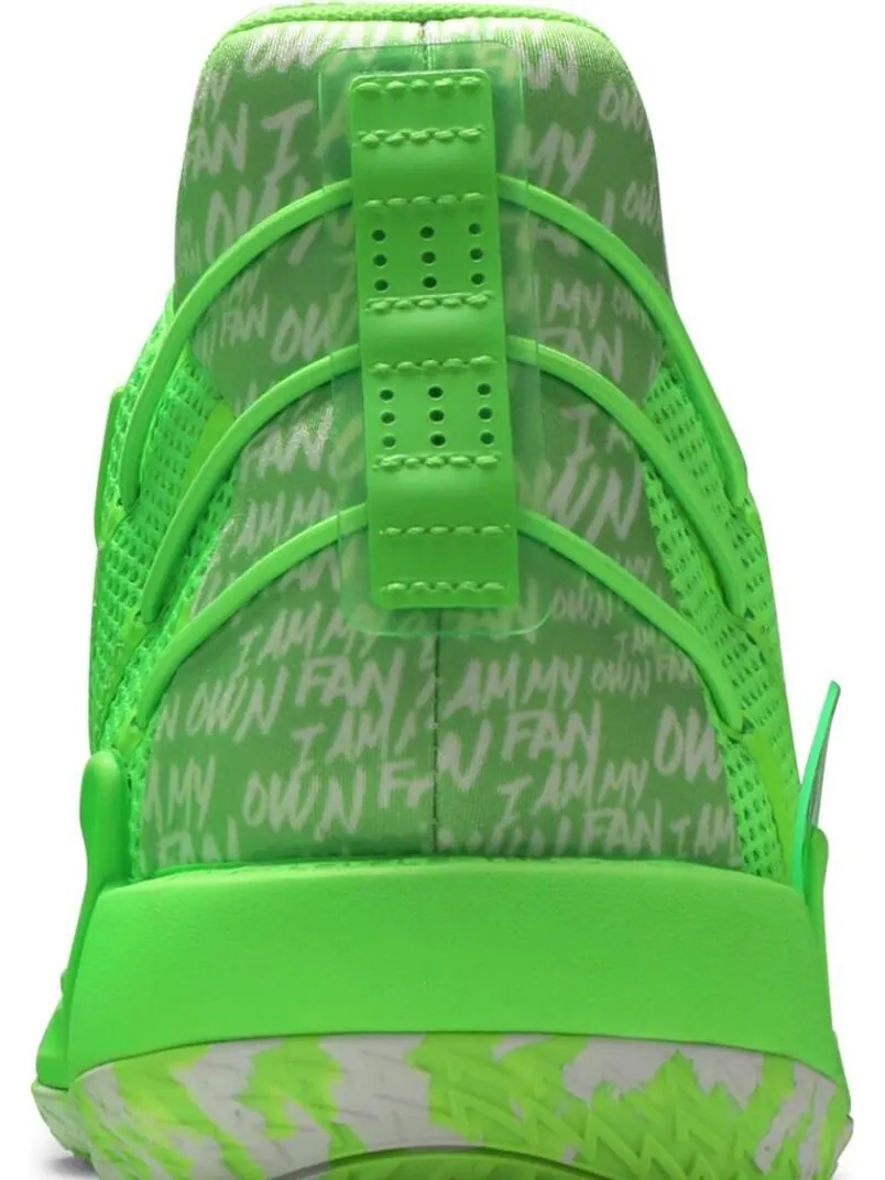 Кроссовки Adidas Dame 7 'I Am My Own Fan - Solar Green' — изображение 7 из 8, зеленый