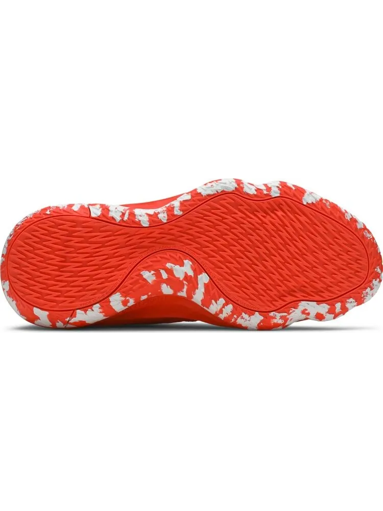 Кроссовки Adidas Dame 7 'I Am My Own Fan - Solar Red' — изображение 4 из 8, оранжевый