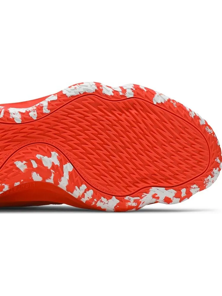 Кроссовки Adidas Dame 7 'I Am My Own Fan - Solar Red' — изображение 5 из 8, оранжевый
