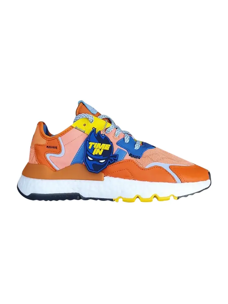Кроссовки Adidas Ninja x Nite Jogger Big Kids — изображение 1 из 1, оранжевый