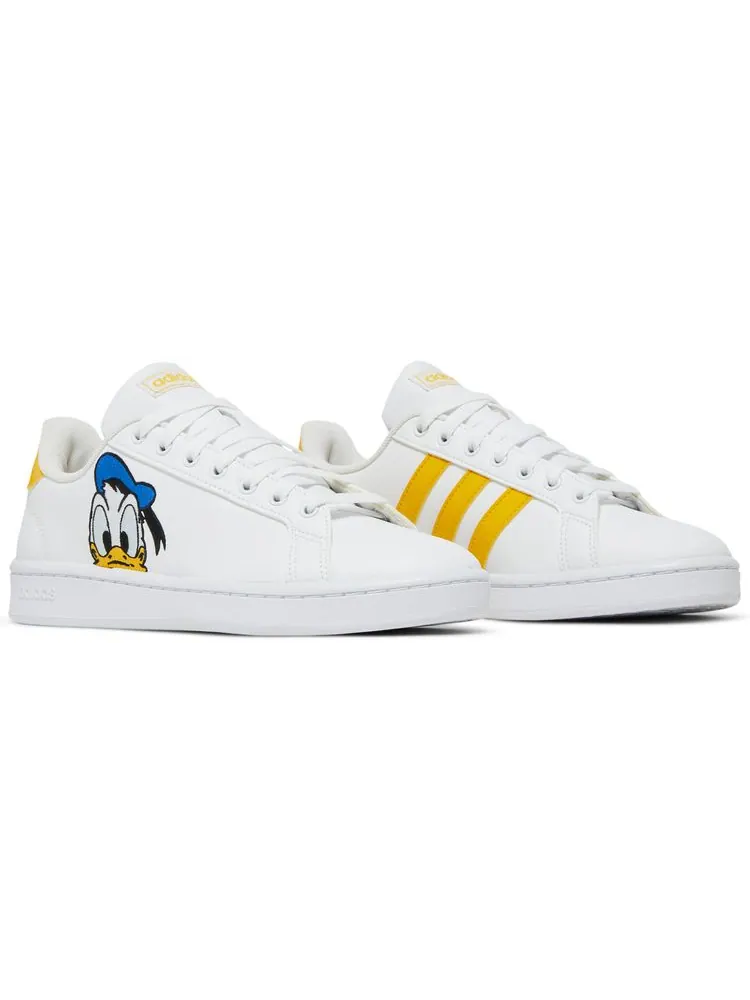 Кроссовки adidas Disney x Grand Court 'Donald Duck' — изображение 8 из 8, белый