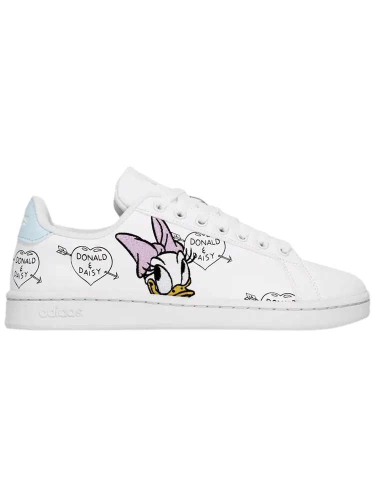 Кроссовки adidas Disney x Wmns Grand Court 'Daisy Duck' — изображение 1 из 1, белый